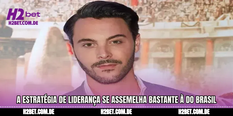 A estratégia de liderança se assemelha bastante à do Brasil