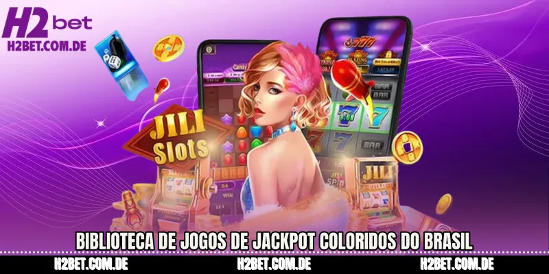 Biblioteca de jogos de jackpot coloridos do Brasil