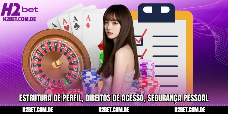 Estrutura de perfil, direitos de acesso, segurança pessoal
